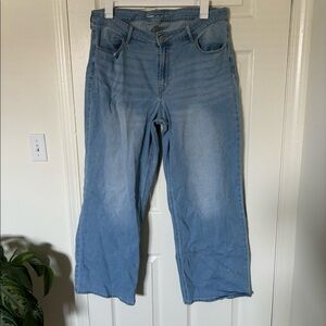 Wide leg jeans